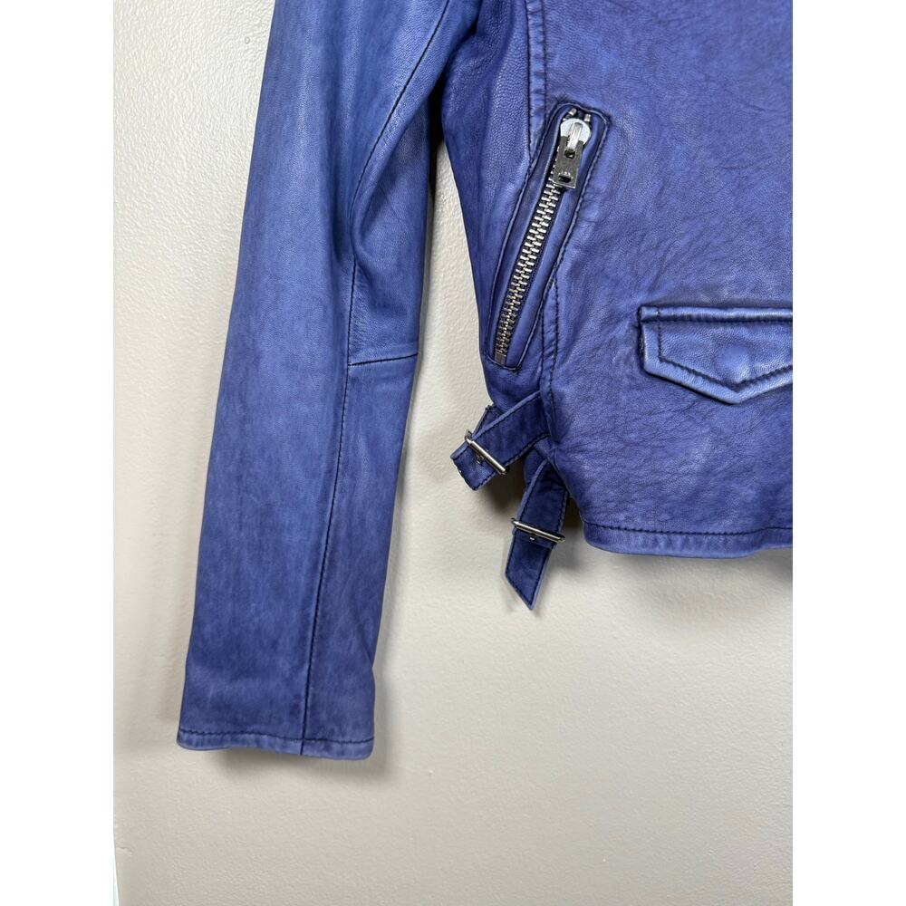 IRO Ashville Lambskin Leather Jacket $1200 size 36/4 US - Picture 7 of 12